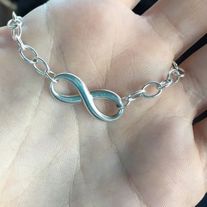 Tiffany’s Silver Infinity Necklace